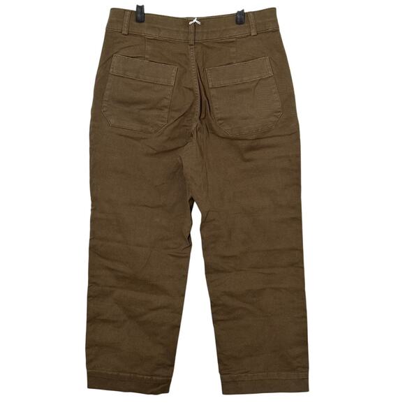 NWT Everlane The Organic Straight Leg Pant in Beech Size 12 - Picture 4 of 12